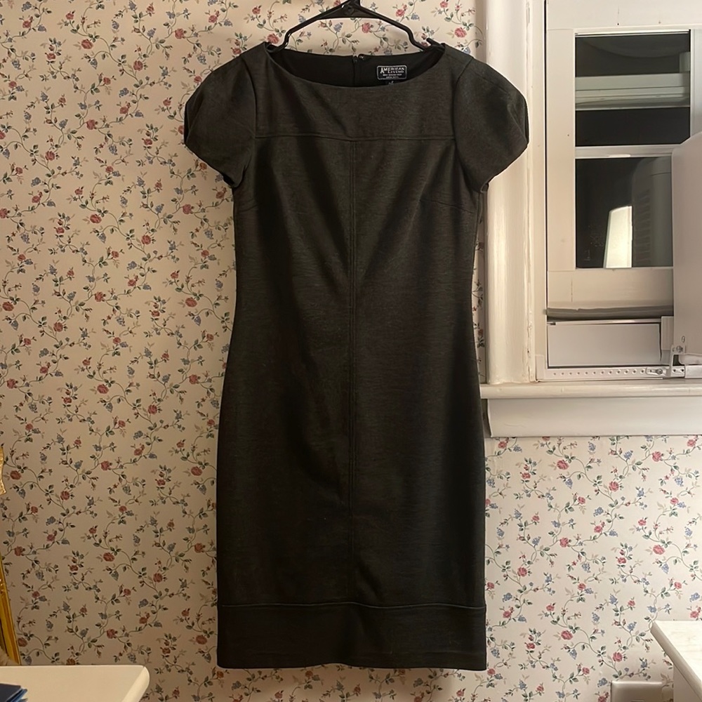 Grey Midi Dress | Business Formal